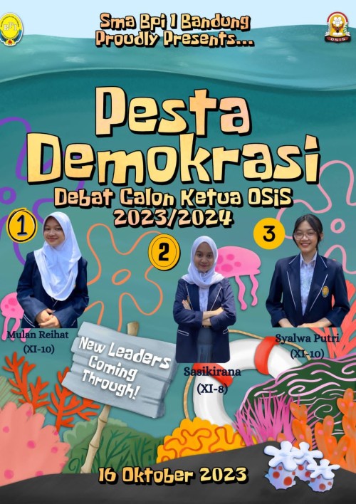 SMA BPI 1 BANDUNG Pesta Demokrasi SMA BPI 1 Bandung - Debat Calon Ketua OSIS 2023/2024